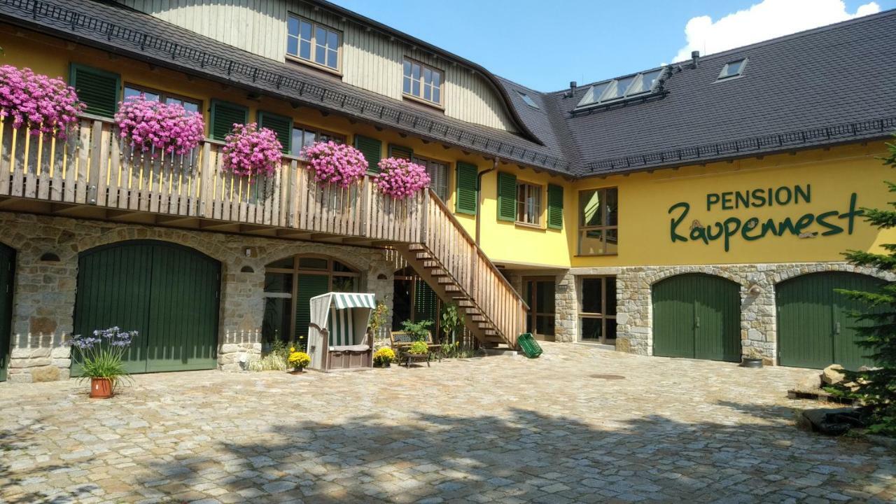 Pension Raupennest Mit Blockhaussauna Bautzen Buitenkant foto